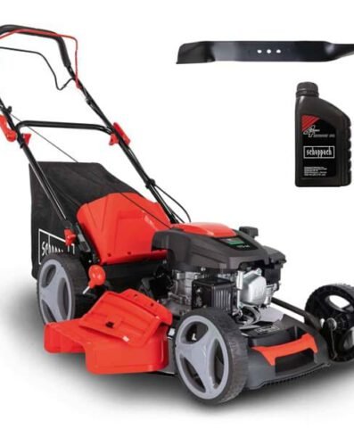 Benzinrasenmäher MS173-51 Scheppach mit Motoröl & Ersatzmesser – 51cm Schnittbreite | Radantrieb-Neu