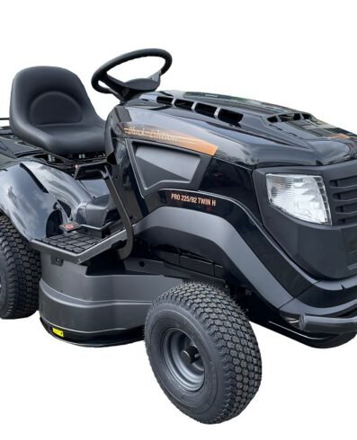 Black Edition Rasentraktor Pro 225/92 Twin H mit Kehrmaschine-Neu